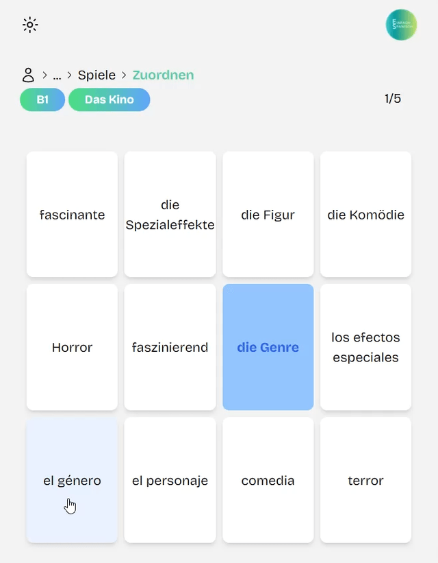 multiplechoice game photo sample